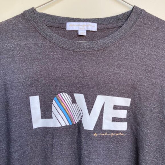 SPIRITUAL GANGSTER | Love Savasana Heather Grey Pullover Graphic Sweatshirt M - Picture 6 of 12